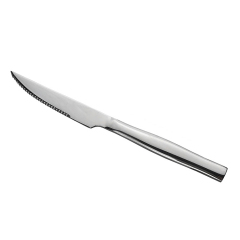 Hotel western restaurant cutlery stainless steel tableware mirror polish knife steak knife steak knife