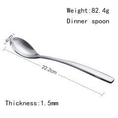Stainless Steel Stirring Spoons Dinner Serving Spoon