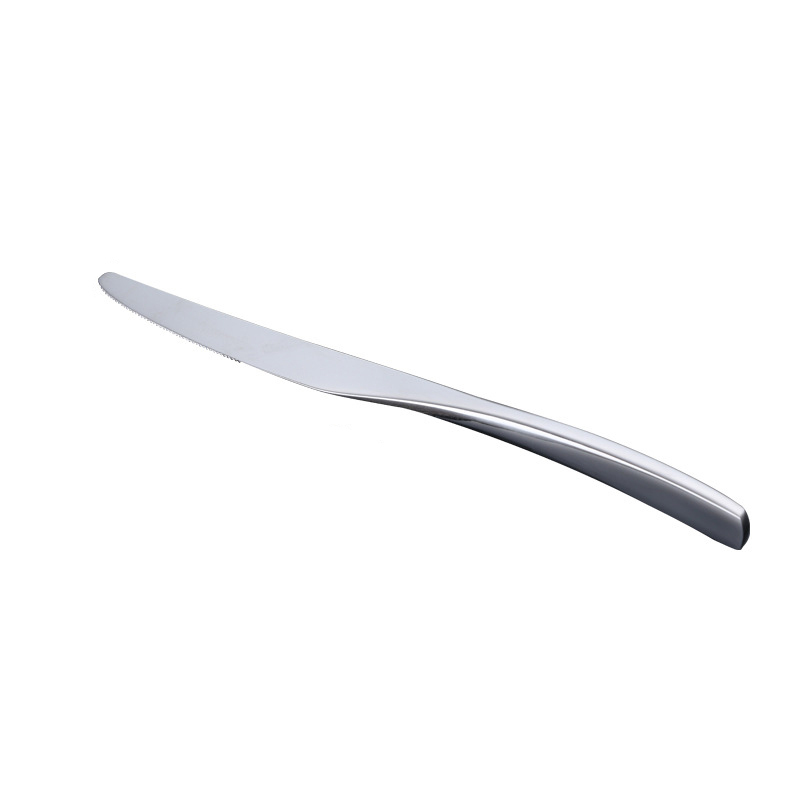 China stainless steel tableware set dinner knives mirror polish silverware dinnerware cutlery