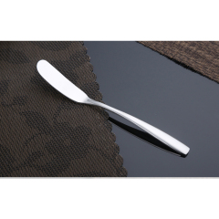 Stainless steel high-end thickened western tableware cutleries silver butter knife