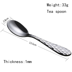 Creativity 304 stainless steel tableware tableware cutleries western food afternoon tea spoon