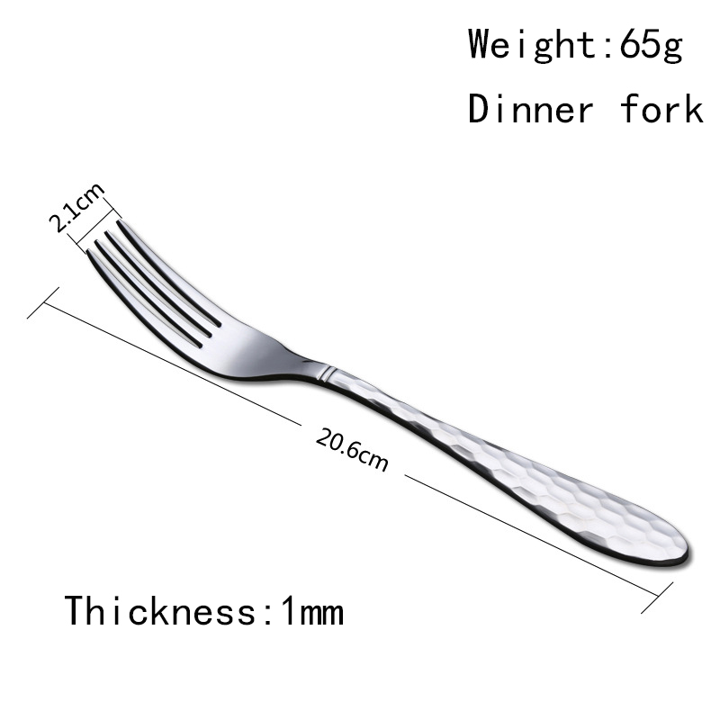 304 stainless steel tableware tableware western pasta steak fork tableware cutlery dinner fork