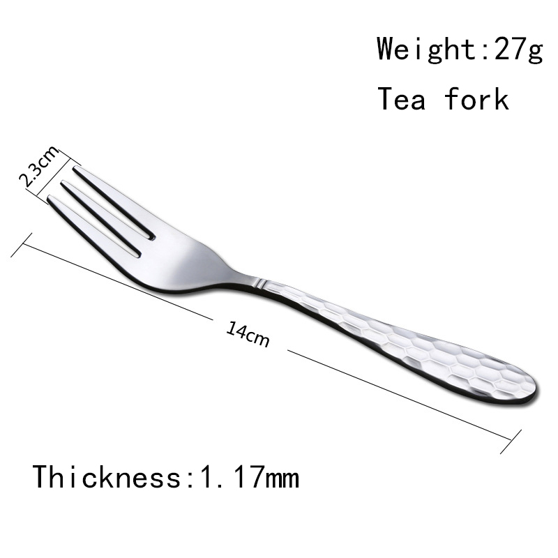 China high quality 304 stainless steel tableware cutlery afternoon tea party fork
