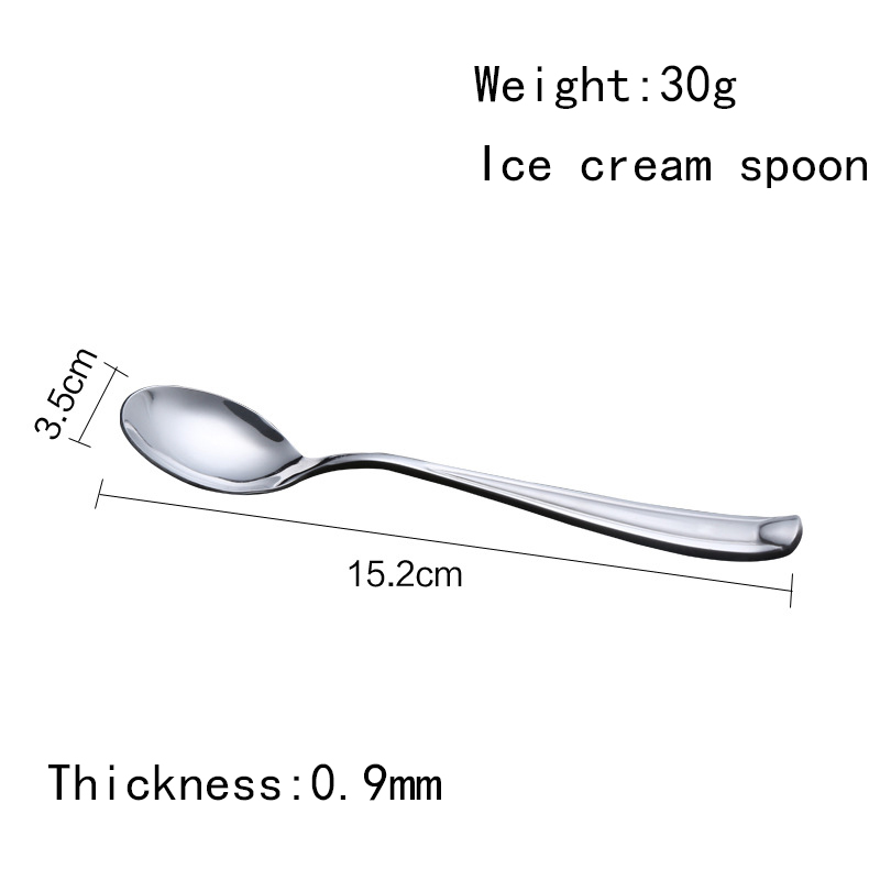 High quality stainless steel hotel restaurant home use cutlery silverware set stainless steel flatware set spoon