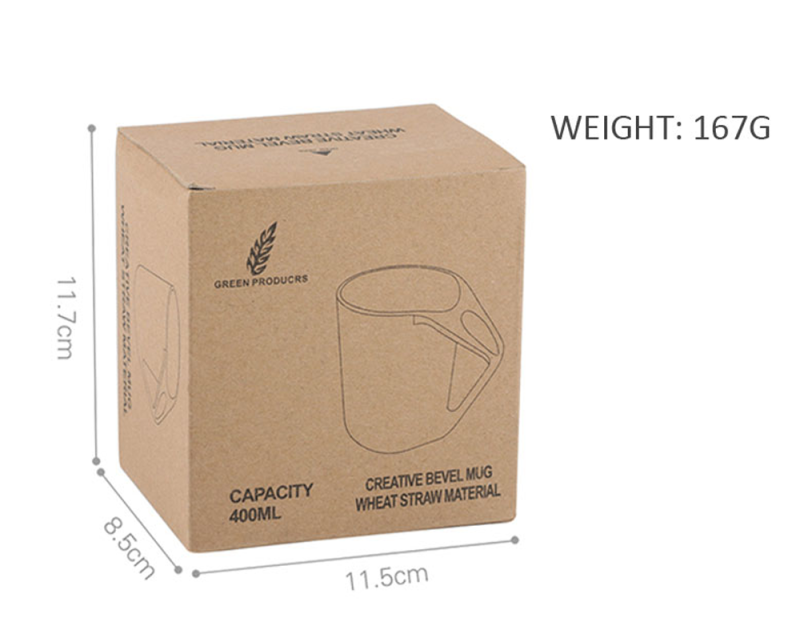 Detachable design environmentally friendly portable travel PP wheat straw plastic biodegradable teacup cup with filter and lid