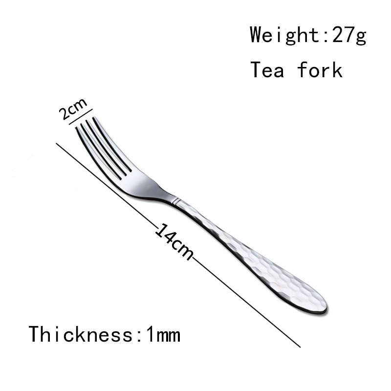 Afternoon tea fork stainless steel new creativity silverware set tea fork