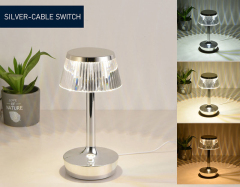 Luxury Acrylic Table Lamp Modern Hotel Decoration Bedroom LED Bedside Crystal Light USB Night Lamp