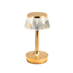 Luxury Acrylic Table Lamp Rechargeable Bedside Crystal Light LED Touch Control Night Lamp Home Hotel