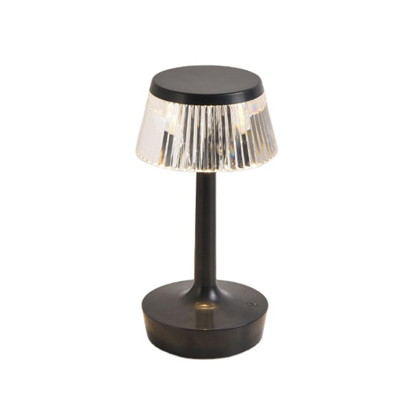 Bedside Luxury Acrylic Table Lamp Modern Home Decoration Crystal Shade LED Light Night Lamp