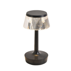 Luxury Rechargeable Acrylic Table Lamp Touch Control Bedside Light LED Crystal Night Lamp Home Office Hotel