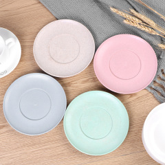 Wholesale Wheat Straw Dinner Plate, Wheat Fiber Cutlery Plate Family Plate Set, Camping Tableware Plate Children's Plate 15cm