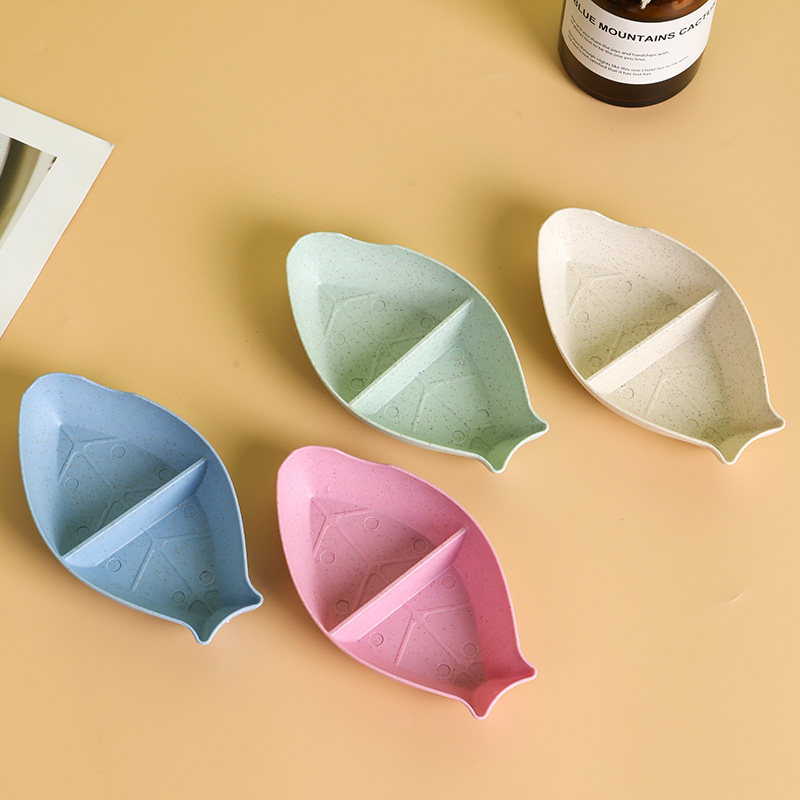 Dishes & Plates Wheat Straw Seasoning Dish Dining Table Dipping Small Kitchen Tableware Snack Plate Dish Tableware