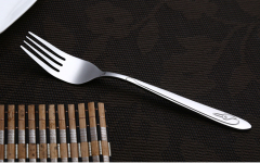 410 stainless steel dinnerware meat dessert fork for food service