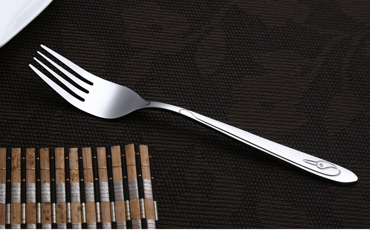 410 stainless steel dinnerware meat dessert fork for food service