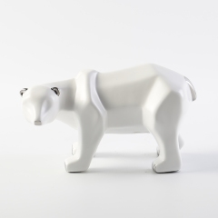 Nordic Style Ceramic Decorations Polar Bear Art Ornaments Modern Home Hotel Wedding Ornament Gift