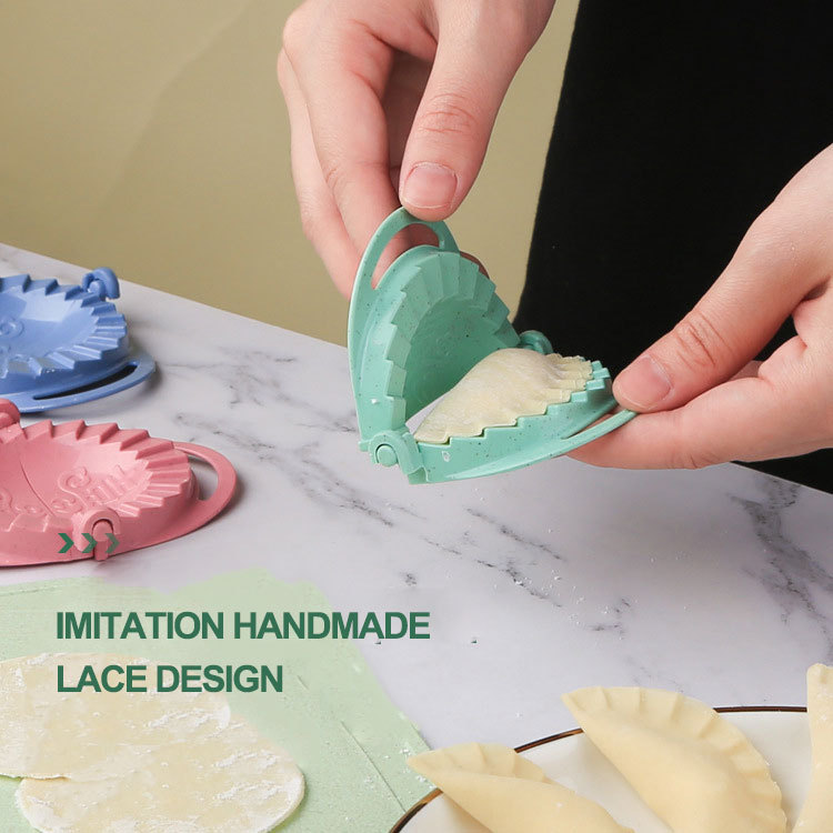 Wheat Straw Dumpling Artifacts Detachable Kitchen Gadgets Dumpling Molds Manual Noodle Pressing Dumpling Wrappers