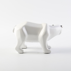 Nordic Style Ceramic Decorations Polar Bear Art Ornaments Modern Home Hotel Wedding Ornament Gift