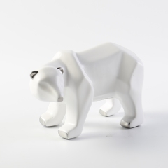 Nordic Style Ceramic Decorations Polar Bear Art Ornaments Modern Home Hotel Wedding Ornament Gift