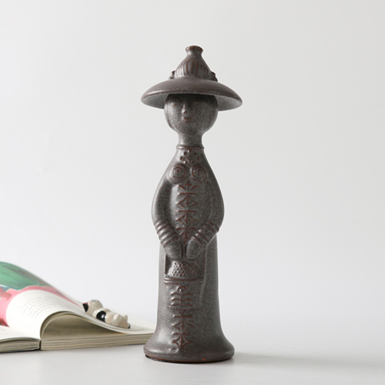 Modern Unique Design Ceramic Ornaments Human Figurines Art Decorations Home Hotel Wedding Decor Accessories