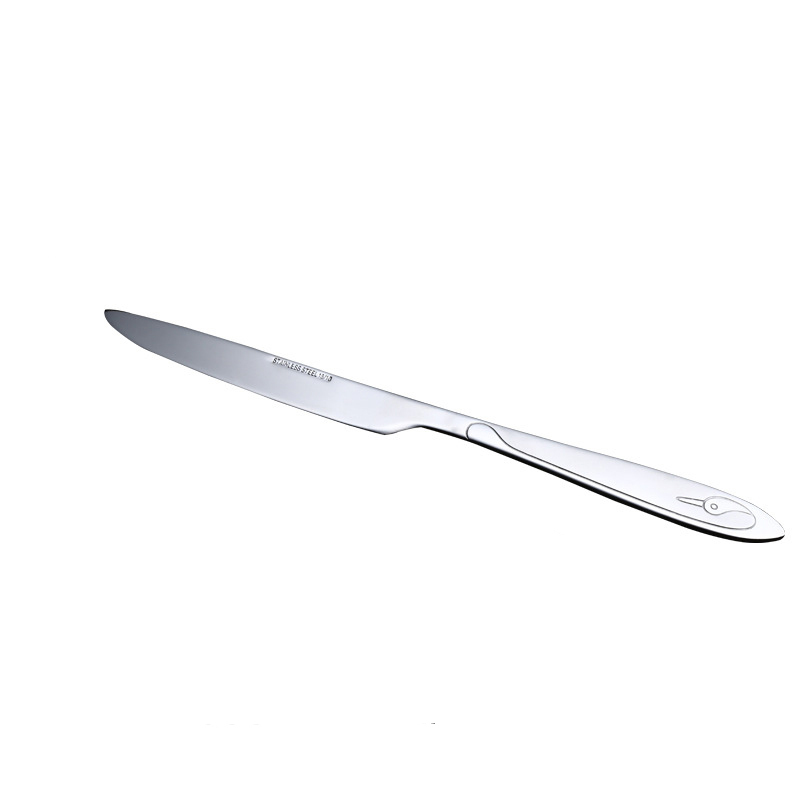 Sales promotion Stainless Steel Cutlery set in Silver Mirror Polished color knife