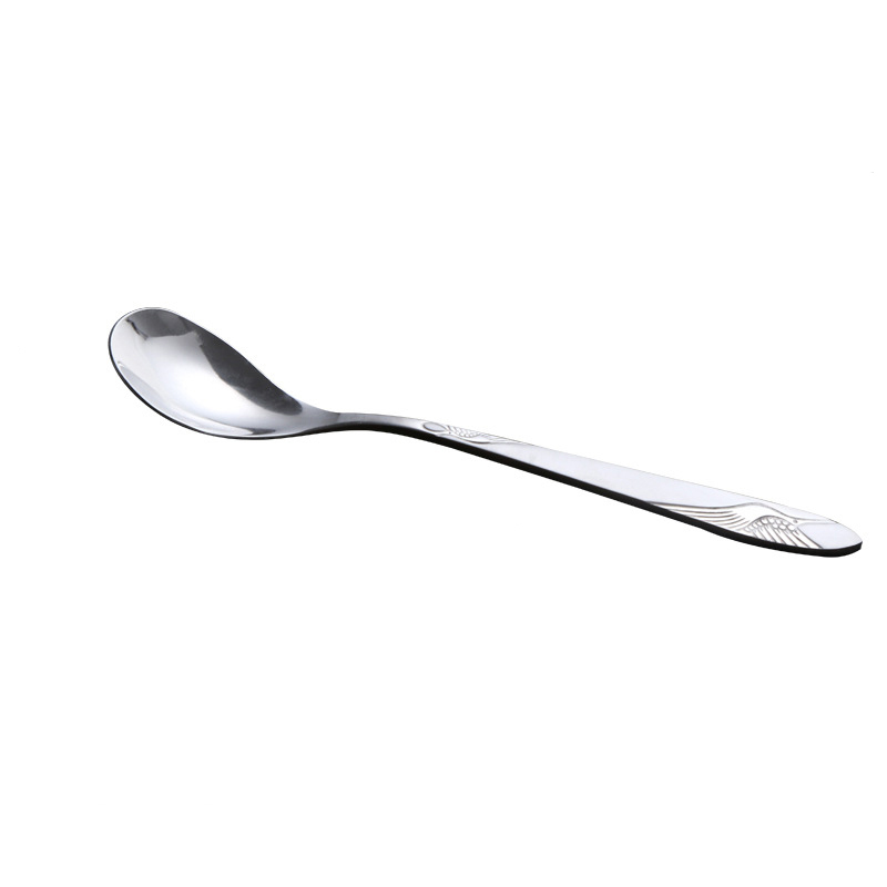 New design cutlery set stainless steel dinnerware flatware set ice cream spoons scoops