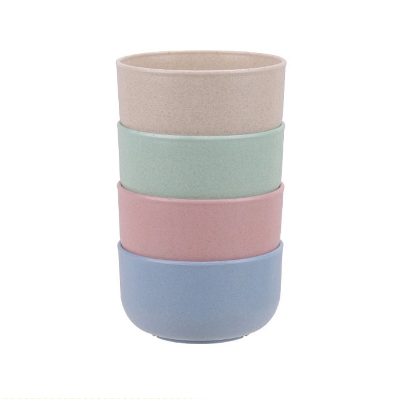 Environmentally friendly and biodegradable Japanese wheat straw plastic soup bowl for wholesale baby food bowl