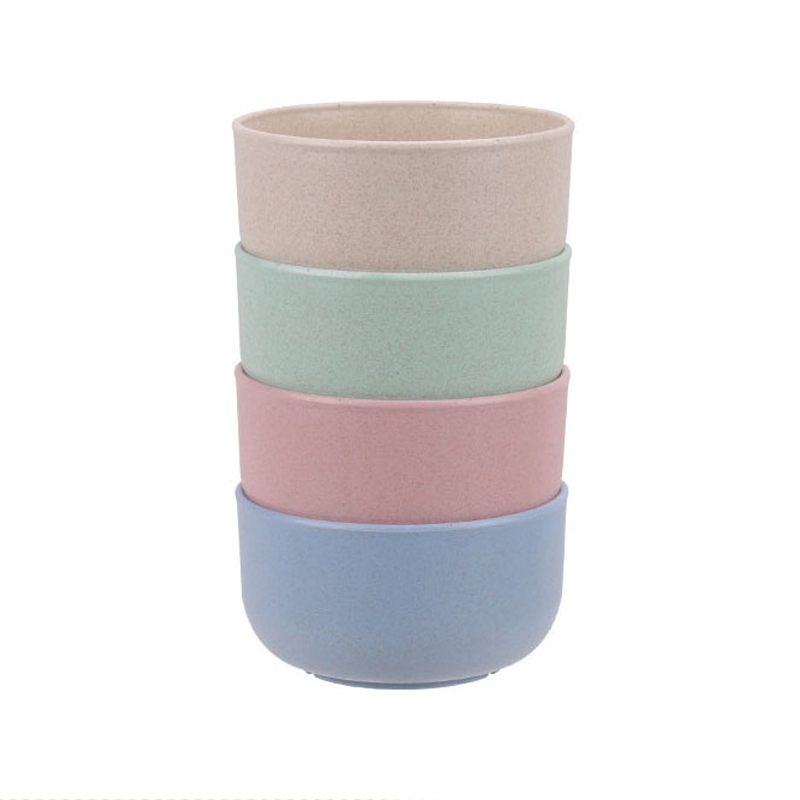 Environmentally friendly and biodegradable Japanese wheat straw plastic soup bowl for wholesale baby food bowl