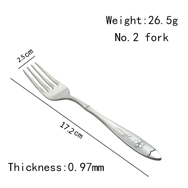 Tableware Guangdong Custom Restaurant Cheap Silverware Flatware Tableware Dinner Forks Flatware