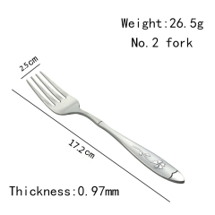 Tableware Guangdong Custom Restaurant Cheap Silverware Flatware Tableware Dinner Forks Flatware
