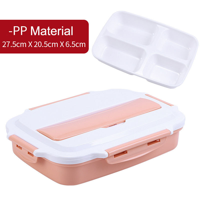 Insulation lunch box children students large capacity microwave plastic lunch box children lunch box kids