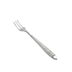 China Fruit Forks Custom Decorative Pattern Stainless Steel Fork Set Home Kitchen Cutlery Set