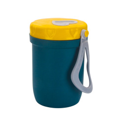 Wheat straw breakfast cup,student office worker portable soup cup,thermos porridge cup handy vacuum cup