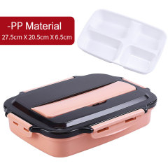 Insulation lunch box children students large capacity microwave plastic lunch box children lunch box kids