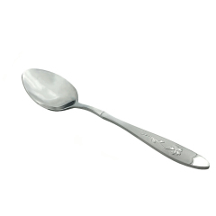 Spot goods long handle spoon sets honey ice cream dessert teaspoon stainless steel coffee spoon