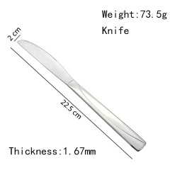 Dishwasher Safe Stainless Steel Flatware Cutlery Set Silverware Set with Steak Knives