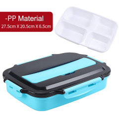 Insulation lunch box children students large capacity microwave plastic lunch box children lunch box kids