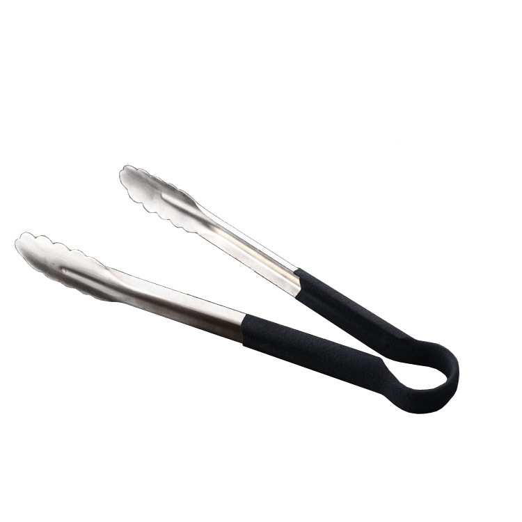 China stainless steel barbecue food clip tongs bread tongs kitchen baking cake tongs clip food