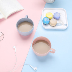 Wheat straw pp cup coffee milk cup,home breakfast cup ,tea cup afternoon tea mug new style cup set