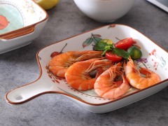 Fairytale Forest 8.75" Square Baking Dish Ceramic Tableware Little Girl Pattern Dinnerware For Family Hotel Restaurant