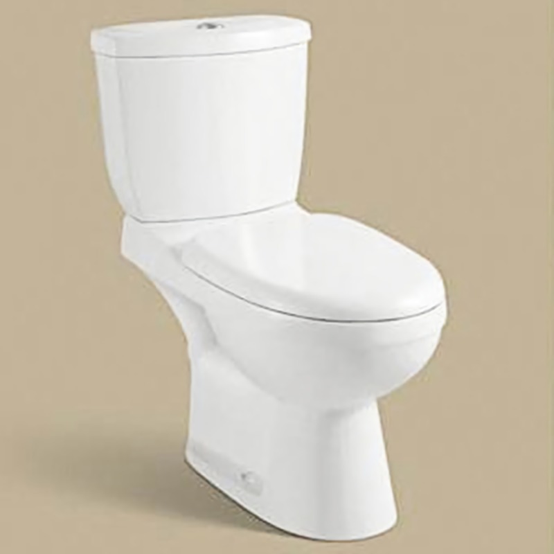 Cheap Make in China Ceramic Toilet Two Piece White Color Floor Mounted Vertical Split Toilet