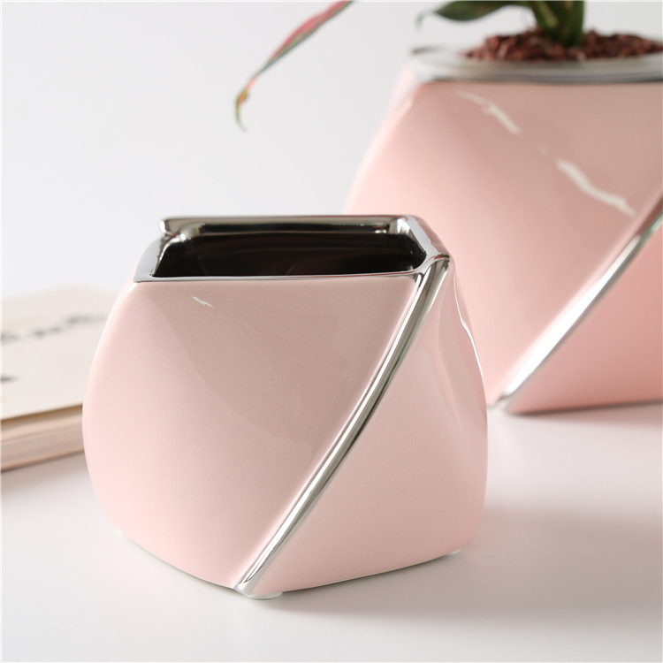 New Arrival Irregular Flower Pots INS Pink Succulent Flower Pots Supplier