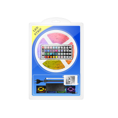 Amazon Hot Sale Non-waterproof 5M 5050 12V RGB Strip Light 44 Key Remote Control Led Strip Light Indoor Decor