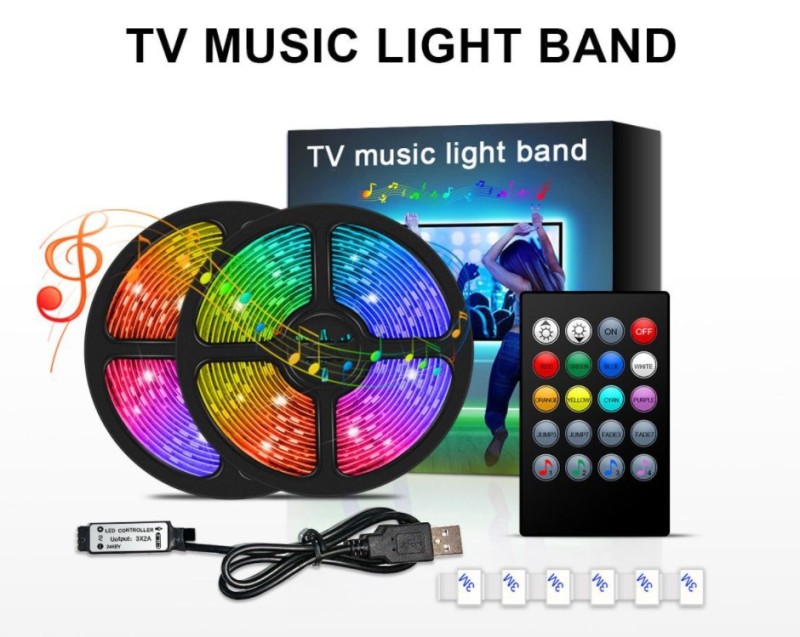 Popular Outside Decor 5050 Rgb 3M Lighting Flexible Led Strip Light DC 12V IP65 Led Light Strips Waterproof