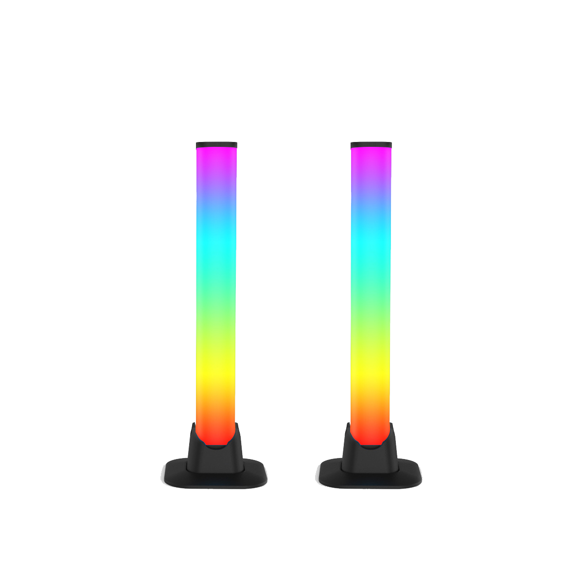 Amazon Hot New Desktop Interior Atmosphere Lamp Voice-activated Pickup Music Sensor LED Atmosphere Lights USB DC 5V Room RGB ABS