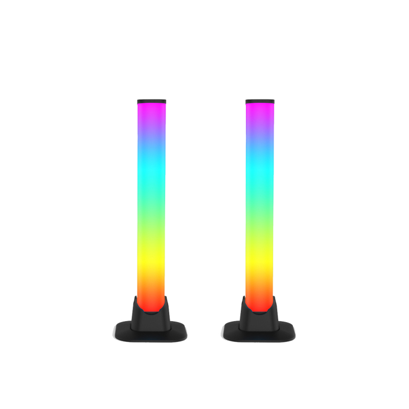 Amazon Hot New Desktop Interior Atmosphere Lamp Voice-activated Pickup Music Sensor LED Atmosphere Lights USB DC 5V Room RGB ABS
