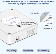 USB small square body sensor cabinet lamp LED night lamp closet lamp infrared body sensor lamp
