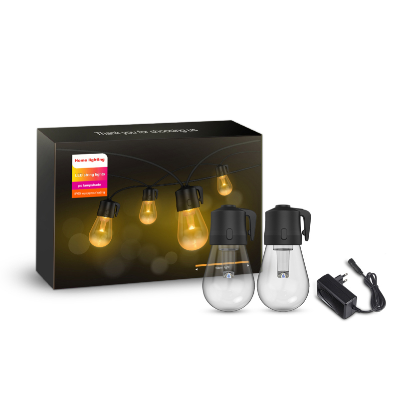 Amazing S14 Outdoor Patio Lights Hanging Vintage Bulbs Outside Yard Garden String Lights Smart Light Bulb