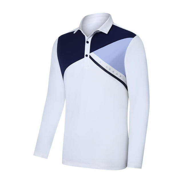 Golf Mens Long Sleeve Polo