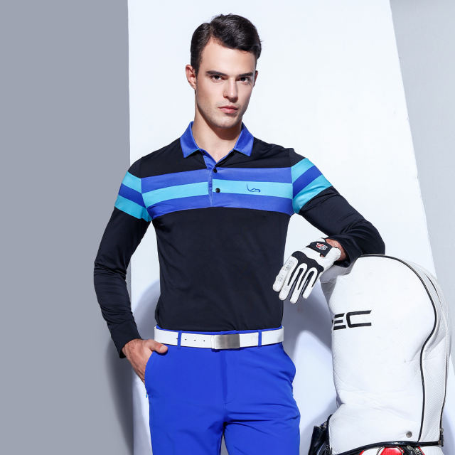 Golf Mens Long Sleeve Polo