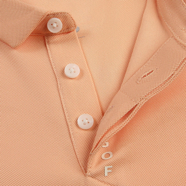 Eagegof Golf Boys Short Sleeve POLO Shirt  Exercise Outdoors   Pink Series